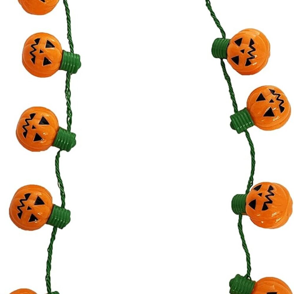 Halloween Necklace Light-Up Colorful Necklace, Costume Accessory, Spooky Party F